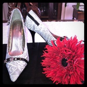 Spring 38 grey spike heels stilettos